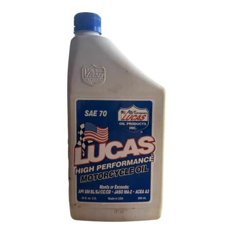 ACEITE MOTOR 4T LUCAS OIL MINERAL SAE 70 1 LT - comprar online