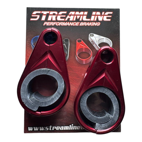 GUIAS LINEAS DE FRENO ROJAS STREAMLINE