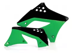 Juego Aletas Kxf 250 2009/12 Negra Verde Ufo Winnersport