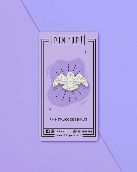 Hedwig Enamel Pin