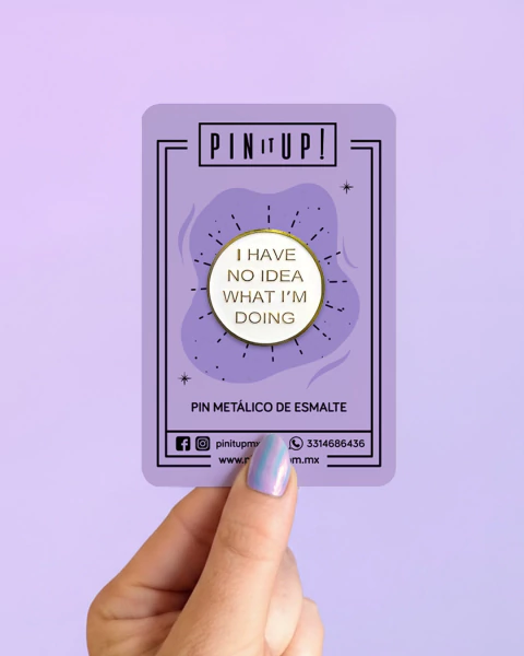 I have no idea what I'm doing Enamel Pin - buy online
