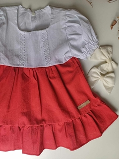 Vestido Laly Rojo / Verde