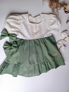Vestido Laly Rojo / Verde - Pichonos