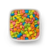 Mini Chicletes X Clé Tutti-Frutti Com 24 Unidades- Docile na internet