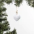 ADORNO DE NAVIDAD SET X2 CORAZONES BLANCO - comprar online