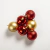 SET X6 BOLAS ROJAS Y DORADAS 6 CM - comprar online