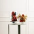 SET X6 BOLAS ROJAS LINEAS DORE 6 CM - tienda online