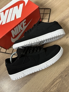 Dunk Low Preto Camurça - comprar online