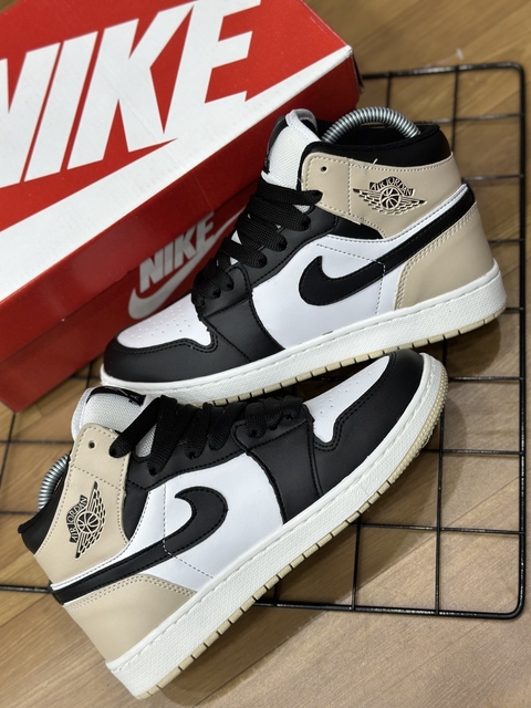 Tênis Air Jordan Mid Bege-Preto - comprar online