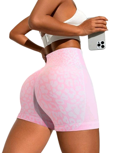 Calza corta “Leopard” pink en internet