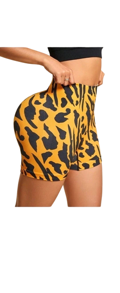 Imagen de Calza corta “Leopard” amarillo