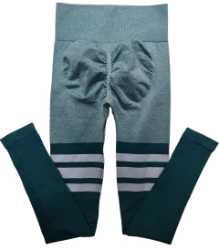 2 Calzas largas "Australia” talle S, gris y verde 2x1 COMBO en internet
