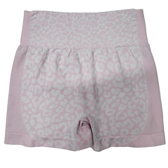 Calza corta “Leopard” pink - tienda online