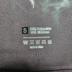 calza corta “batik” gris oscuro - tienda online