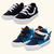 Kit 2 Pares De Tênis Infantil Menino Preto/Azul Tubarão Gatatuya