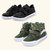 Kit 2 Pares de Tênis Infantil Masculino Dinossauro Verde/Preto Gatatuya