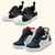 Kit 2 Pares De Tênis Infantil Menino Confortável Ursinho Marinho/Preto Gatatuya