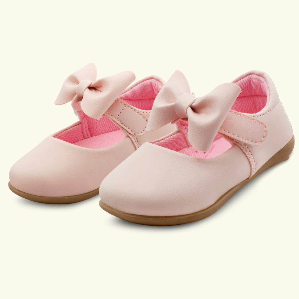 Sapatilha Infantil Menina Bebê Gatatuya Sapatinho Laço Rosa