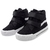 Tênis infantil mz flex unissex preto escolar conforto