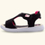 Sandália Papete Infantil Menina Confortável Preta/Pink - comprar online
