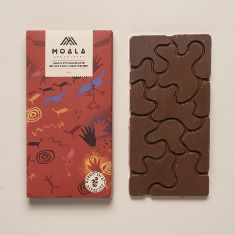 Tableta choco leche y maní tostado - comprar online