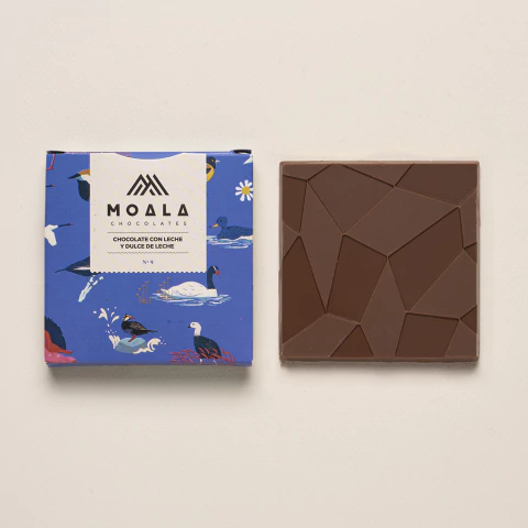 Tableta choco leche con dulce de leche 50gr - comprar online