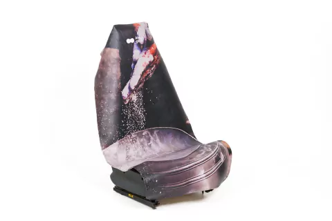 Capa Esportiva para Proteção de Banco de Carro - Balde de Magnésio