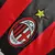 Retro AC Milan Home Shirt 2006/07 Men's Long Sleeve Red and Black on internet