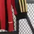 Camisa Retrô AC Milan I Home 2013/14 Manga Longa Masculino Vermelho e Preto
