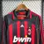 Retro AC Milan Home Shirt 2006/07 Men's Long Sleeve Red and Black - online store