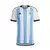 Camisa Seleção Argentina Três Estrelas Home Adidas Torcedor 2022/23 Masculino Branco e Azul