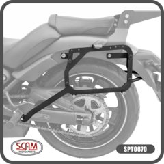 Suporte Baú Lateral Vulcan650 Scam