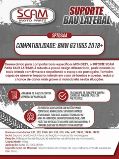 Imagem do Suporte Baú Lateral Bmw G310gs 2018+ Scam