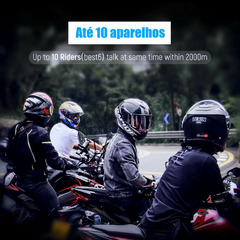 LEXIN B4FM-X Par de Intercomunicador BT 5.0 Prova d' água - Moto Coringa | Frete grátis para todo Brasil