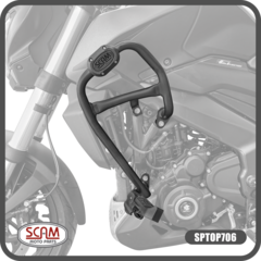 Protetor Motor Carenagem Bajaj Dominar400 Dominar250 Scam