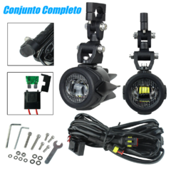 Farol Auxiliar Milha Moto em LED 40w 600k Original