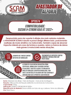 Afastador Alforge V-STROM1050 XT 2022+ Scam - Moto Coringa | Frete grátis para todo Brasil