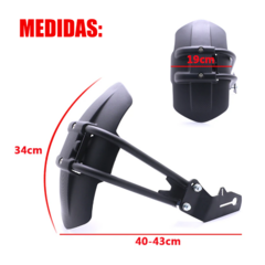Anti spray Para-lama traseiro em fibra de carbono (MC170) - comprar online