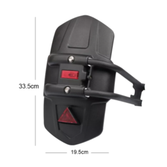 Anti spray Para-lama Traseiro Zontes T310 T350X GK350 (MC210) - Moto Coringa | Frete grátis para todo Brasil