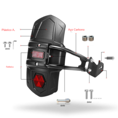 Anti Spray/Para-lama para moto c/olho d' gato Refletivo (MC290) - comprar online