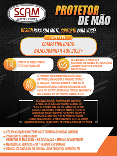 Protetor De Mao Dominar400 2023+ Scam
