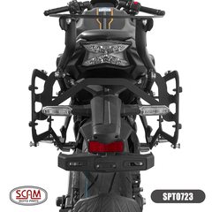 Suporte Baú Lateral Ninja650 z650 2017+ Scam