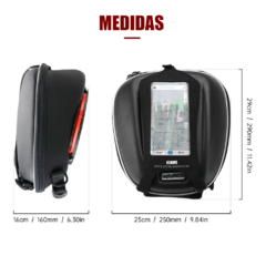 Bolsa de tanque para Motocicleta (tank lock) - loja online
