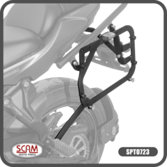Suporte Baú Lateral Ninja650 z650 2017+ Scam