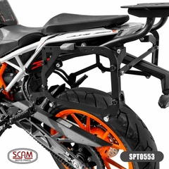 Suporte Baú Lateral KTM Duke390 2019+ Scam - Moto Coringa | Frete grátis para todo Brasil