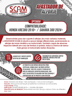 Imagem do Afastador Alforge Honda Xre300 SAHARA 2023+ Scam