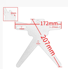Imagem do Suporte placa para anti spray com iluminação