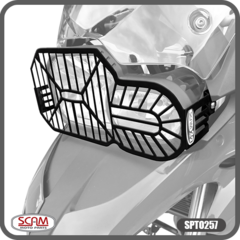 Protetor Farol Aço Carbono Bmw F800gs 2008 a 2017 F800r 2010 a 2015 F700GS 2017+ Scam