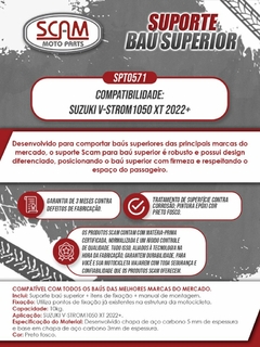 Imagem do Suporte Baú Superior V-STROM1050 XT 2022+ Scam