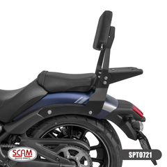 Suporte Baú Vulcan S 650 Encosto Sissy Bar SCAM - Moto Coringa | Frete grátis para todo Brasil